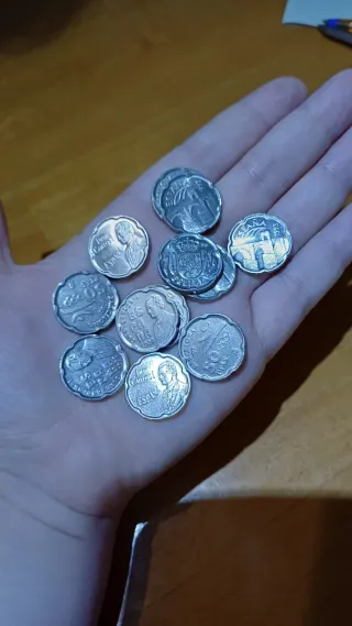 Lote monedas de 50 pesetas