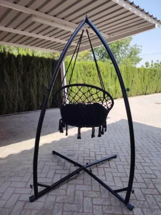 Silla Colgante Negra