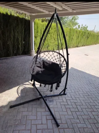Silla Colgante Negra