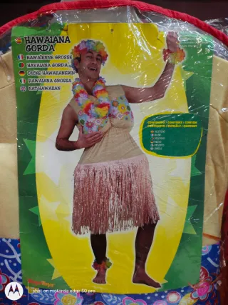 Disfraz Hawaiano Talla Única