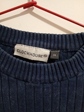 Jersey Clockhouse acanalado azul Talla M