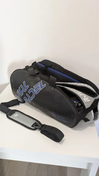 Paletero Royal Padel Negro y Azul