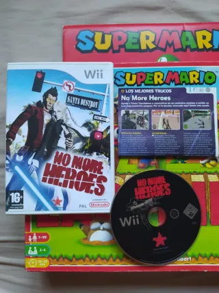 ⭕ No More Heroes + mando de Nintendo Wii PAL 🇪🇦