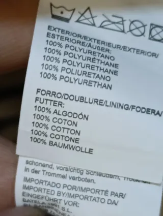 Chaqueta impermeable Batela amarilla