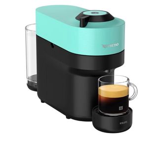 Cafetera Nespresso Krups Color Turquesa