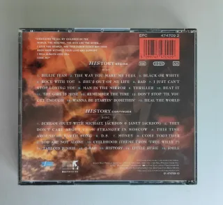Michael Jackson History y Dangerous CDs