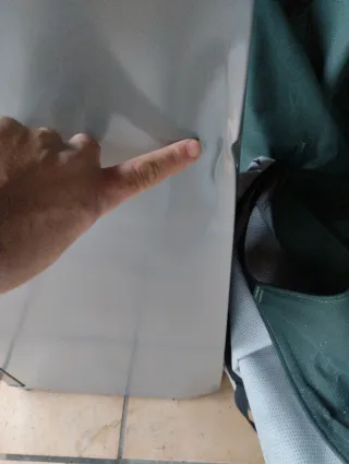 Nevera Candy plateada