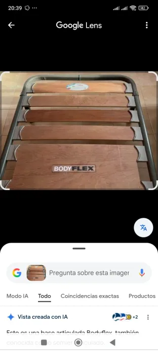 Somier Bodyflex 135cm