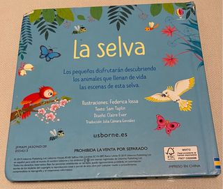 La selva. Libro y 3 puzzles. Usborne