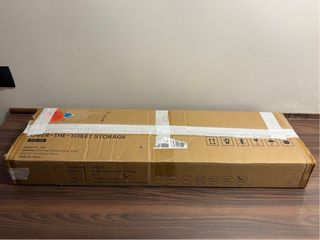 Scaffale da Bagno Multifunzionale Grigio/Bianco