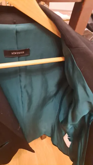 Americana SINTESIS negra forro verde