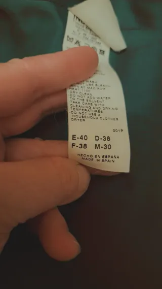 Americana SINTESIS negra forro verde