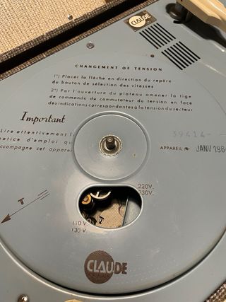 Tocadiscos Vintage Años 50