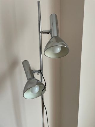 Lámpara de pie vintage metal