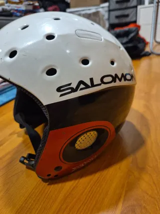 Casco de esquí Salomon blanco