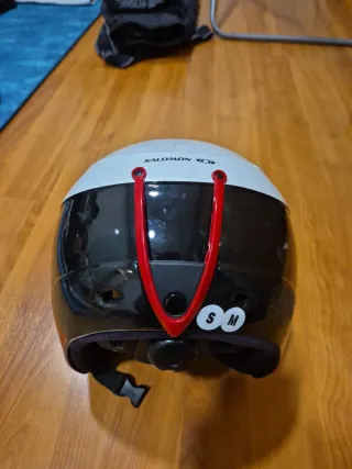 Casco de esquí Salomon blanco