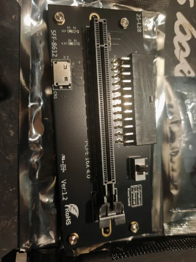 Adaptador M.2 NVMe a PCIe 16x 4.0 afbeelding 2