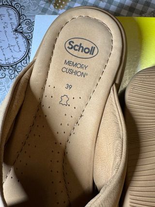Chanclas Scholl Memory Cushion Talla 39