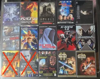 Colección Películas DVD Acción y Ciencia Ficción