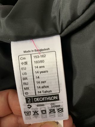 Mono de nieve para niña