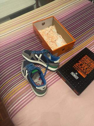 Zapatillas Munich Hombre Azul/Gris