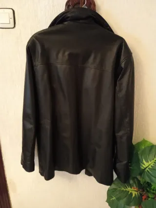 Chaquetón 3/4 hombre negro