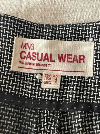 Pantalones campana Mango T. S/36