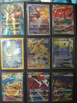 Lote Cartas Pokémon Mega, VMAX, EX