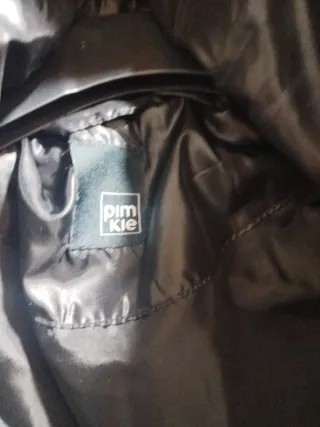 Chaqueta acolchada negra mujer