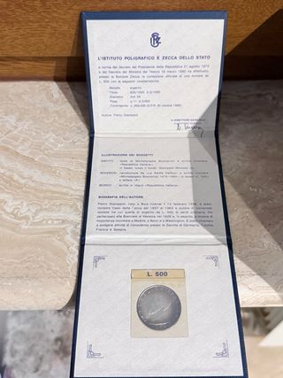 Moneta commemorativa Michelangelo Buonarroti