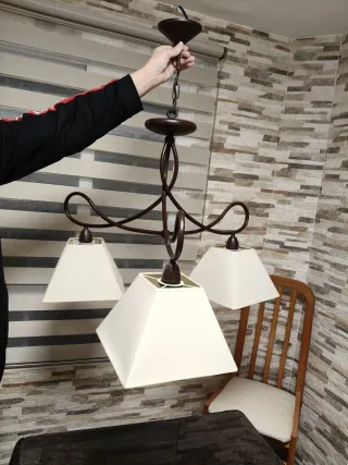 Lámpara colgante 3 luces