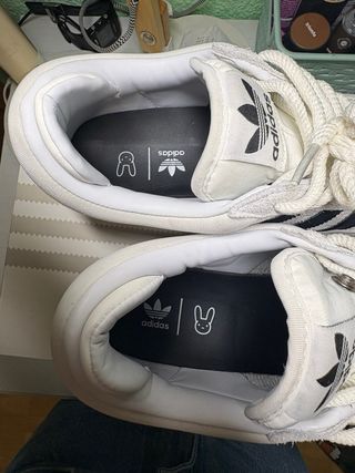 Adidas Campus Bad Bunny blanco negro