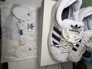 Adidas Campus Bad Bunny blanco negro