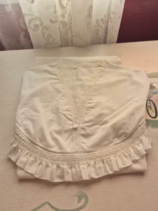 Camisón vintage blanco talla única