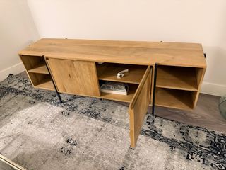 Mueble TV madera y metal