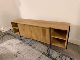 Mueble TV madera y metal