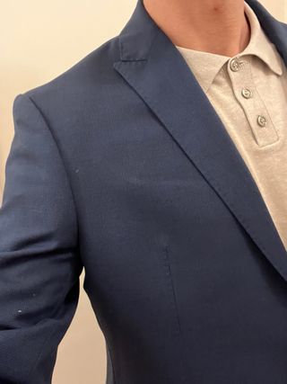 Americana azul marino Mango Talla XL buen estado