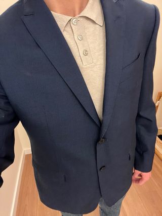 Americana azul marino Mango Talla XL buen estado