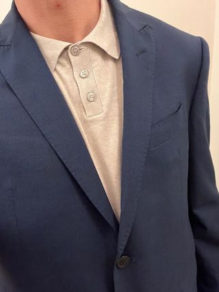 Americana azul marino Mango Talla XL buen estado