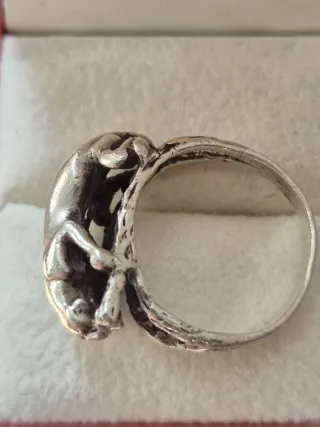Anillo Plata 925 Diseño de pantera