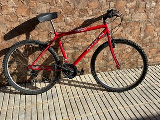 Bicicleta Roja 26 Asiento Cómodo