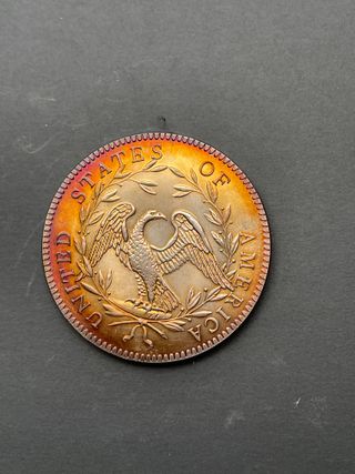 Réplica dolar Flowing Hair 1794 (Bañada en cobre)
