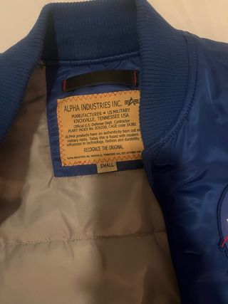 Chaqueta Bomber Alpha Industries Talla S
