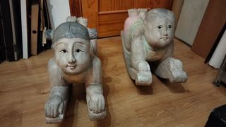 Pareja de balancines chinos