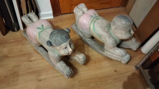 Pareja de balancines chinos