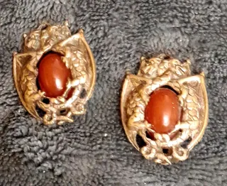Pendientes Dragón Antiguos Bisutería