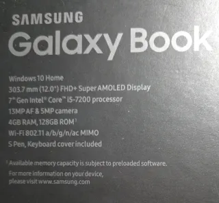 Samsung Galaxy Book táctil 12" Teclado y Lápiz