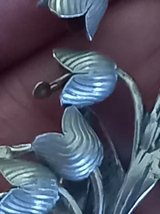 Fiore campanelle vintage in argento 800