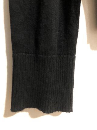 Chaqueta punto Stradivarius negra Talla L