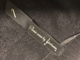 Chaqueta punto Stradivarius negra Talla L